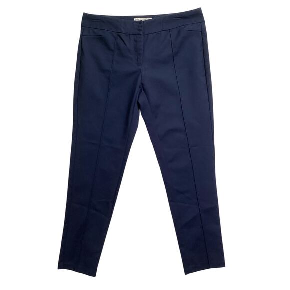 Christian Dior slim cropped pants size XL navy - Picture 1 of 9